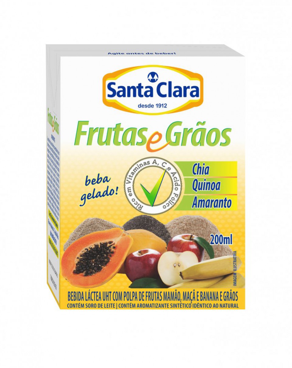 Bebidas lácteas Frutas e Grãos e Cappuccino são novidades da Santa Clara | Blog Santa Clara