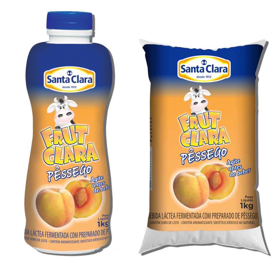 Santa Clara lança Frut Clara no sabor Pêssego | Blog Santa Clara