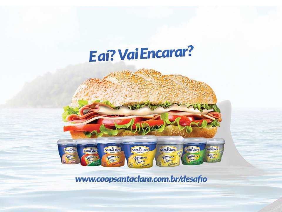 Desafio do Sanduba Santa Clara premiará consumidores com um ano de Temper Cheese | Blog Santa Clara