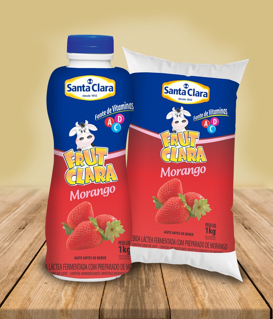 Frut Clara agora com Vitaminas A, C e D | Blog Santa Clara