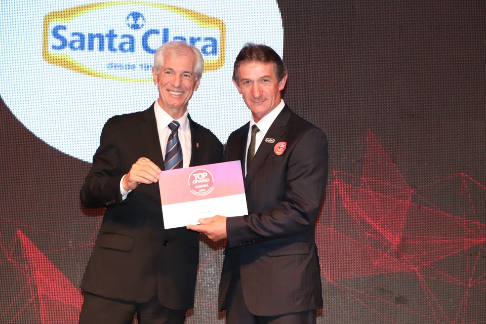 Santa Clara é agraciada com oitavo Top Of Mind na categoria Queijos | Blog Santa Clara