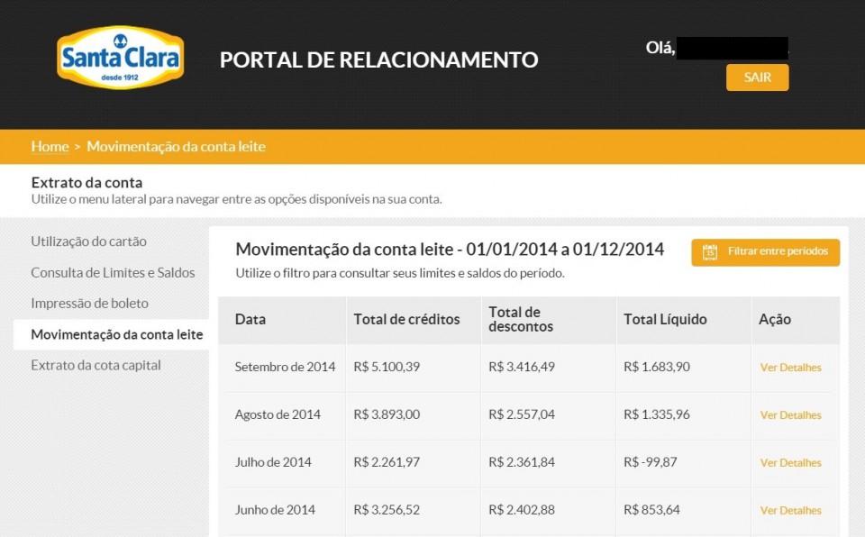 Clientes Santa Clara podem conferir extrato e compras on-line | Blog Santa Clara
