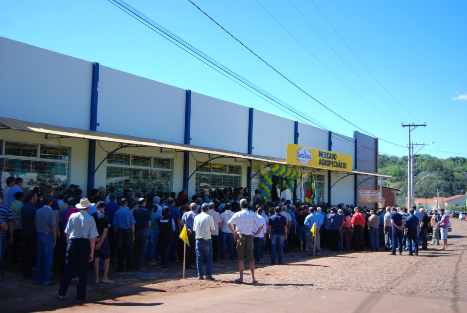 Mercado Agropecuário Santa Clara em Jacutinga é inaugurado | Blog Santa Clara