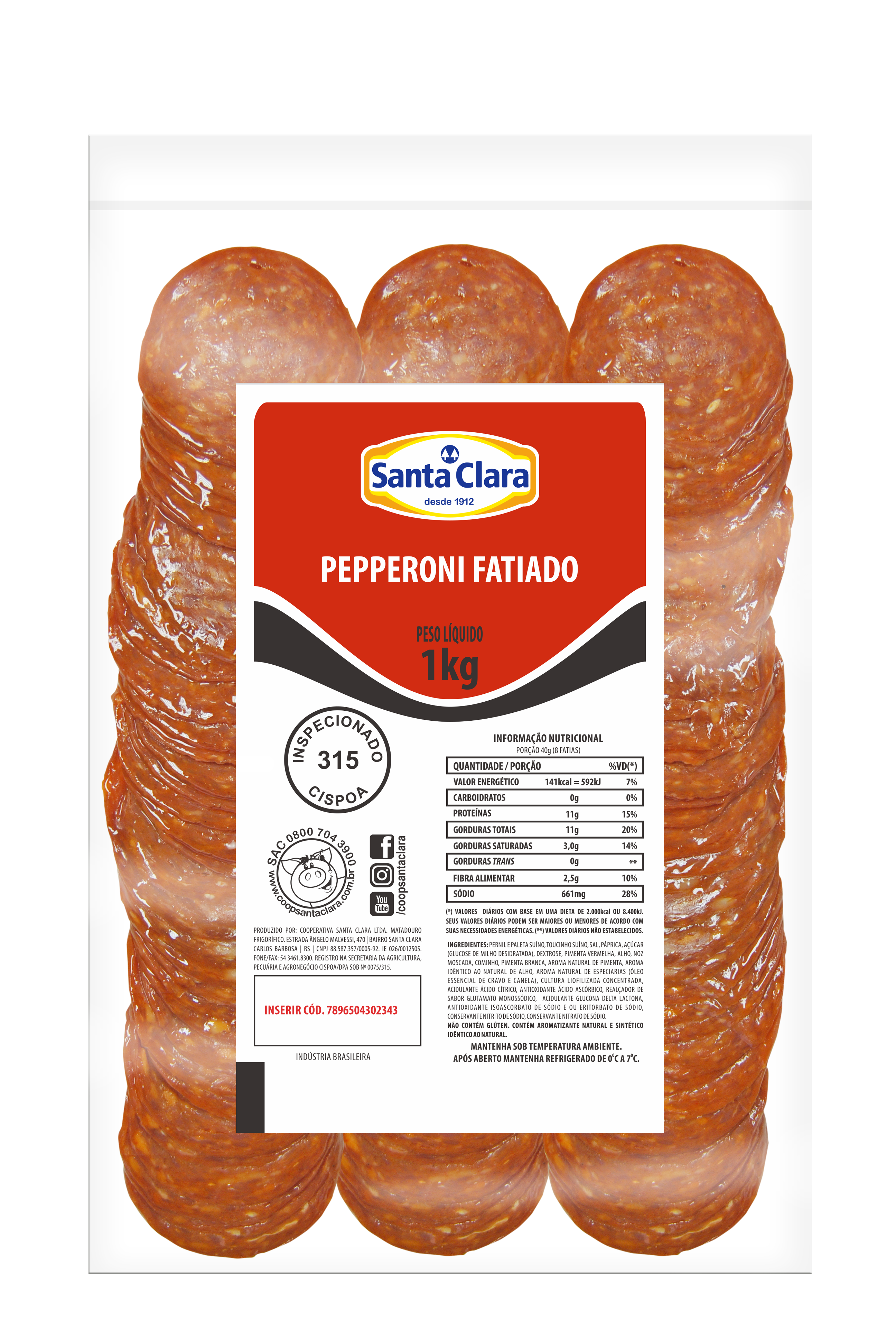 Pepperoni Santa Clara chega ao mercado