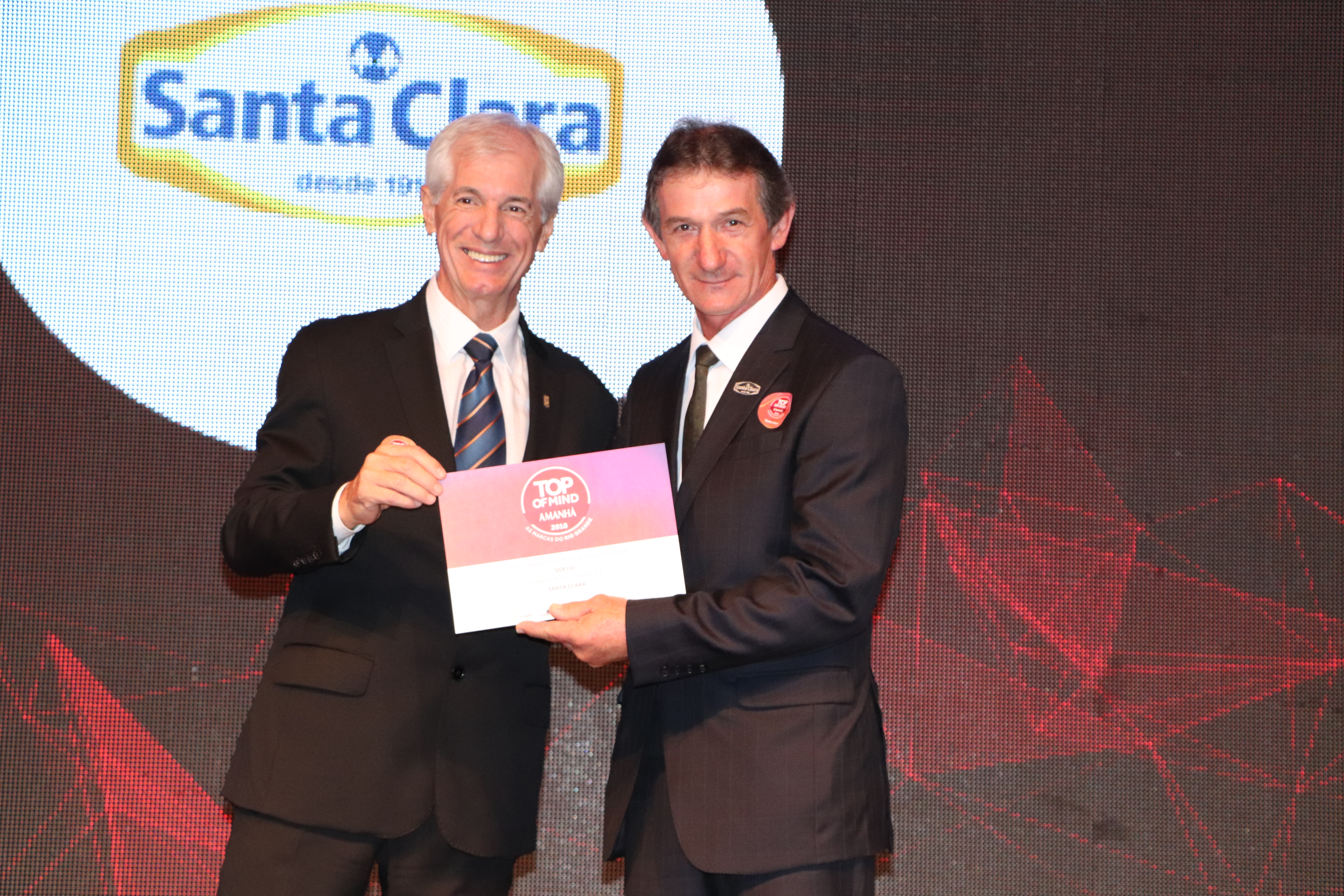 Santa Clara é agraciada com oitavo Top Of Mind na categoria Queijos