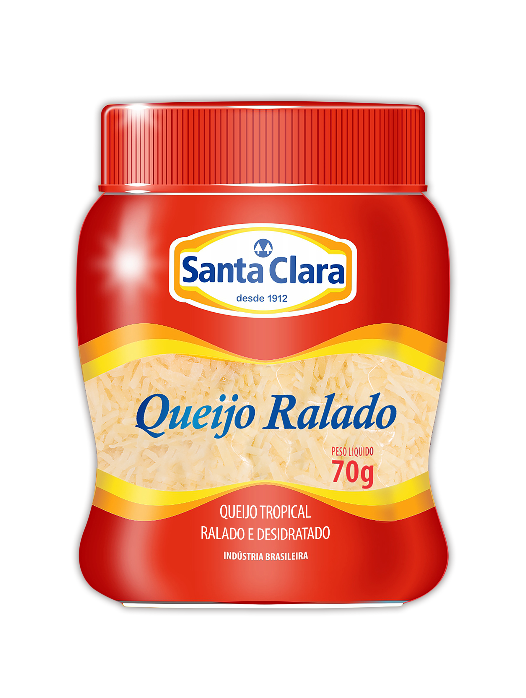 Santa Clara lança Queijo Ralado em pote
