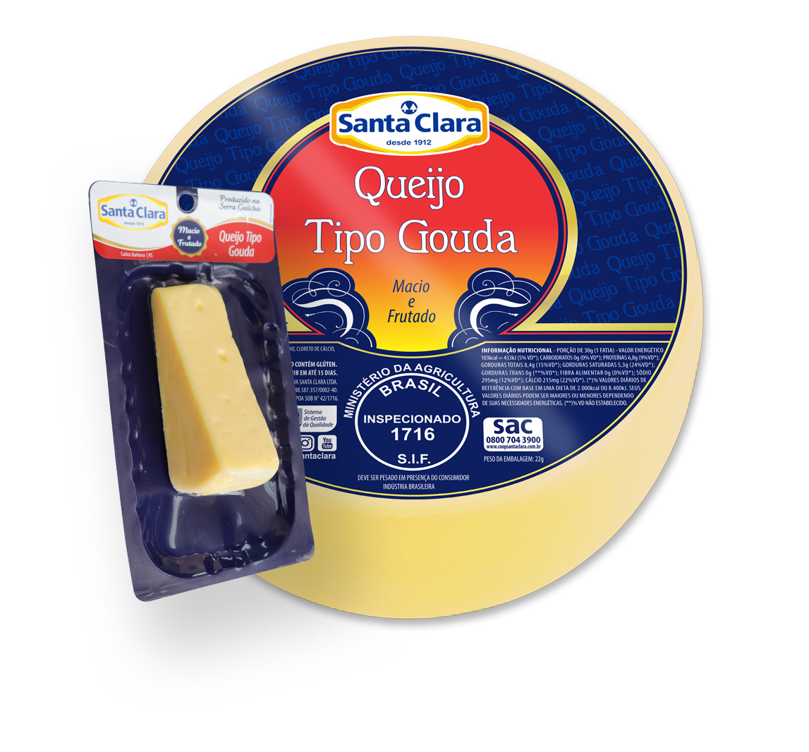 Santa Clara lança novo Queijo Gouda