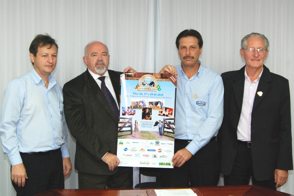 Organização da Expoclara faz convite ao prefeito de Carlos Barbosa