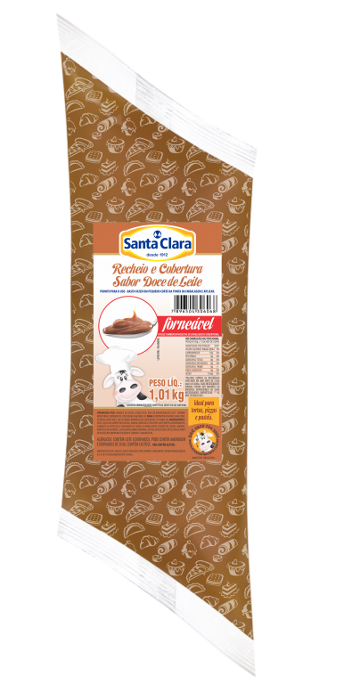 Recheio e cobertura sabor Doce de Leite