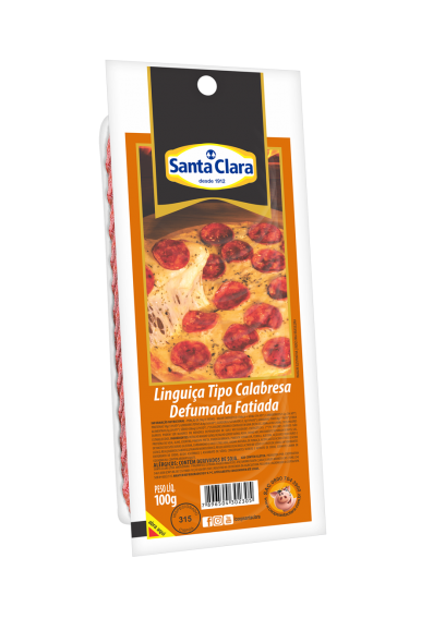 Linguiça Calabresa Defumada fatiada