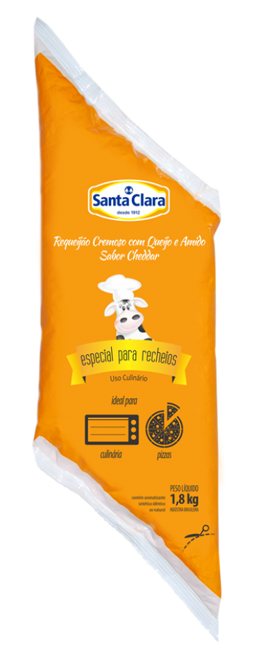 Requeijão com Amido para Recheios sabor Cheddar