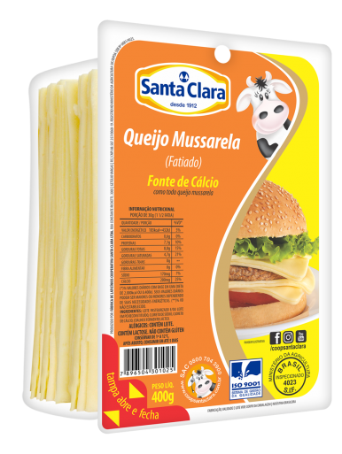 Queijo Mussarela Fatiado 400g