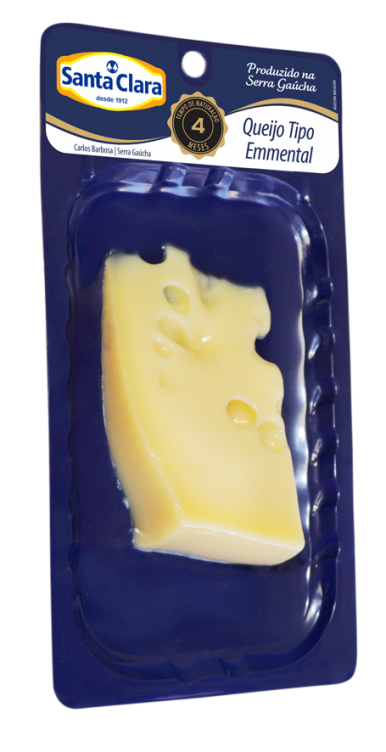 Queijo tipo Emmental (skin pack)