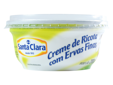 Creme de Ricota com Ervas Finas