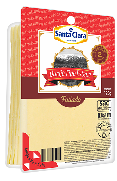 Queijo Estepe Fatiado 120g