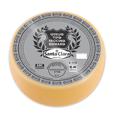 Queijo tipo Vaccino Romano sem pigmento