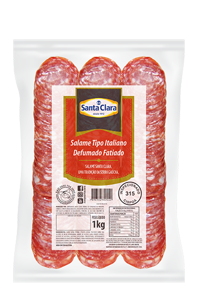 Salame Italiano Fatiado (1Kg)