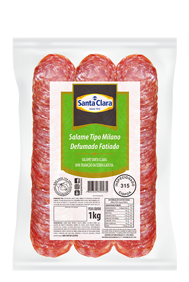 Salame Milano Fatiado (1Kg)