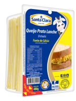 Queijo Prato Lanche Fatiado 400g Cooperativa Santa Clara
