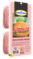 Apresuntado Fatiado (1Kg) Cooperativa Santa Clara