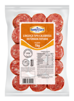 Linguiça Calabresa Fatiada (1kg) Cooperativa Santa Clara