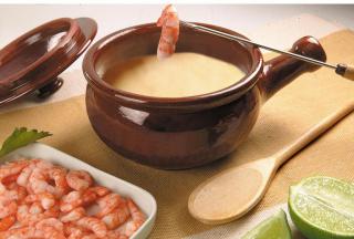 Fondue de Camarão à Santa Clara