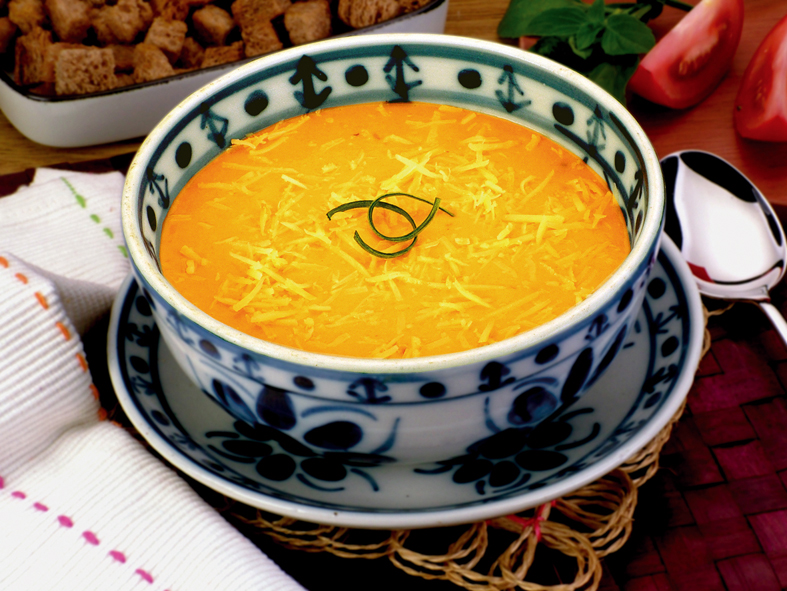 Creme de Tomate com Queijo