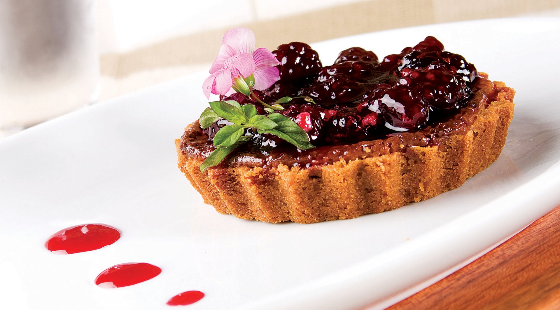 Torta Cremosa de Amoras