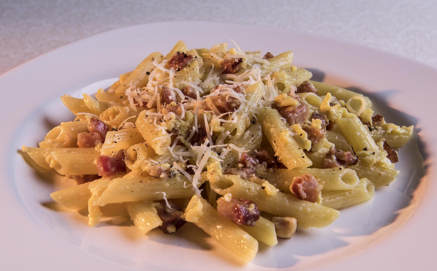 Penne à Carbonara