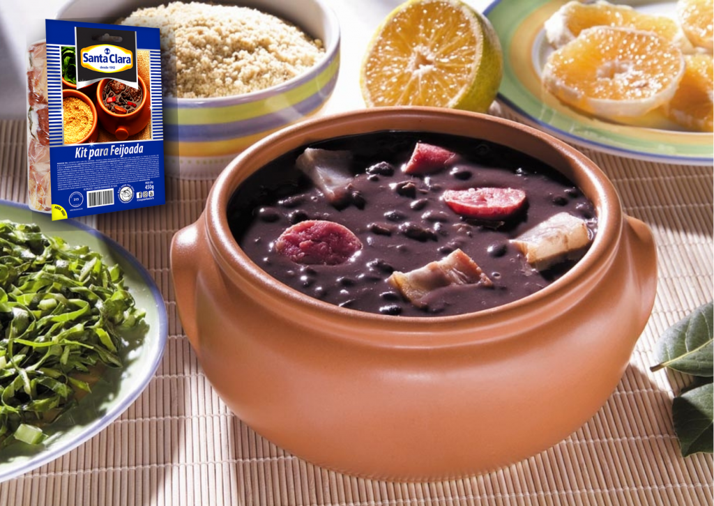 Feijoada com Kit Feijoada Santa Clara