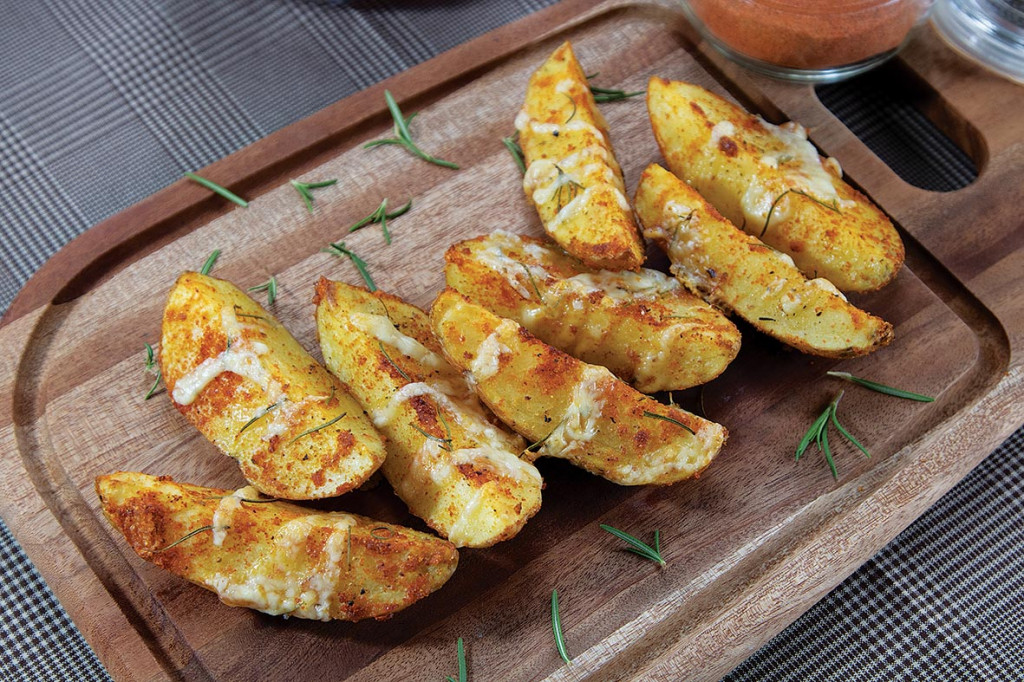 Batata brava gratinada