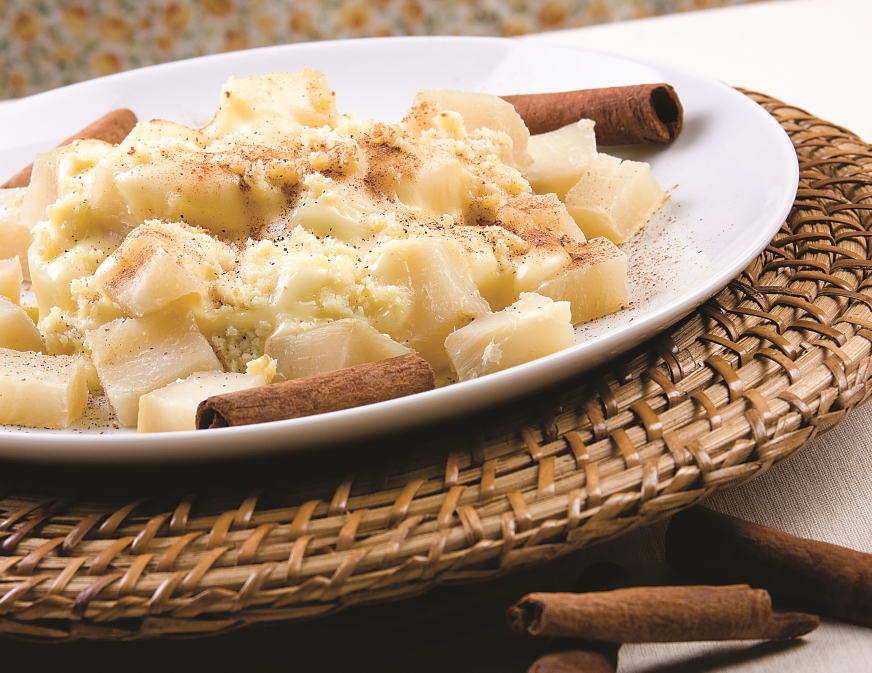 Batata Doce ao Molho de Requeijão