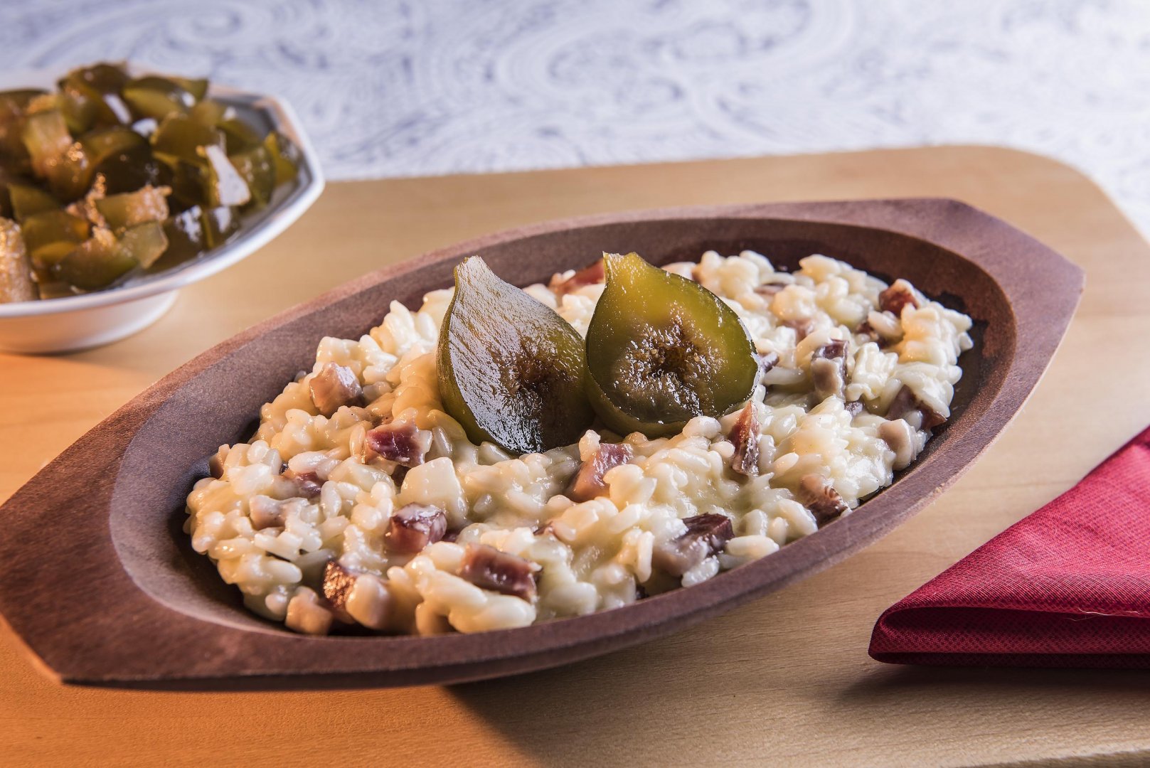 Risoto de Copa, Queijo Brie e Figos